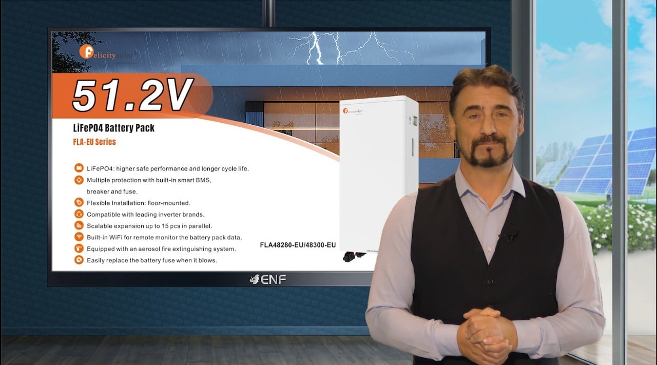 51.2V LiFePO4 Battery FLA-EU Series